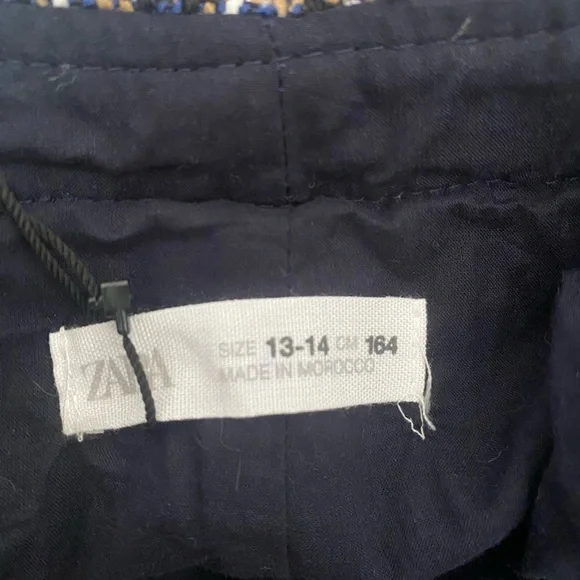 Zara Girls Tweed Skort - Picture 4 of 5